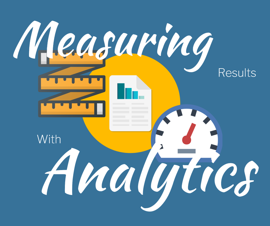 measuring results with analytics